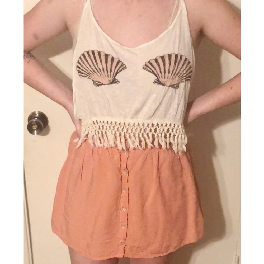 Seashell crop top